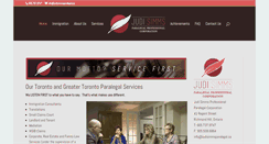 Desktop Screenshot of judisimmsparalegal.ca